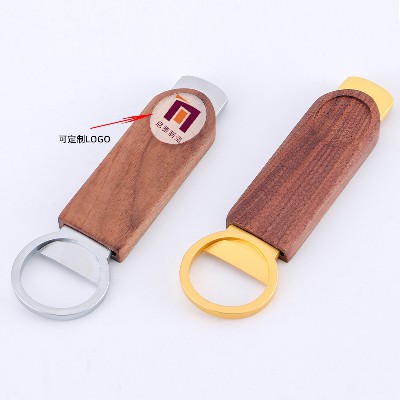 Wooden metal beer bottle opener, bartender's fancy performance, convenient bottle opener, wine opener, and screwdriver