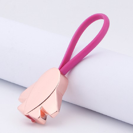 Q version mini 3D three-dimensional aircraft design keychain metal key pendant accessory small gift