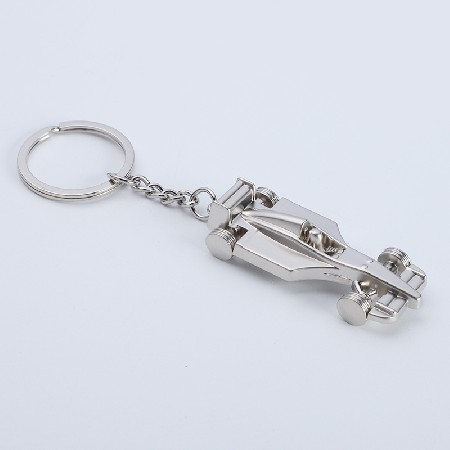 F1 Racing Metal Keychain Metal Creative Racing Keychain Hanger Car Exhibition Advertising Promotion Gifts