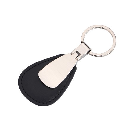 Creative Zinc Alloy Leather Keychain Decoration Pendant Company Business Gift Metal Keychain Logo