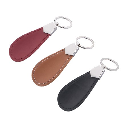 Shoe pull out PU leather shoe pull out key chain, shoe pull out key chain, compact and practical shoe pull out key chain logo processing