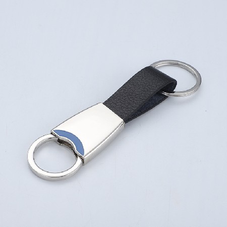 Fashionable and minimalist leather keys, car key accessories, top layer leather keychain, personalized processing logo