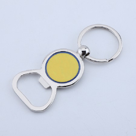 Metal Key Bottle Opener Chip Bottle Opener Creative Bottle Opener Keychain Logo Customization